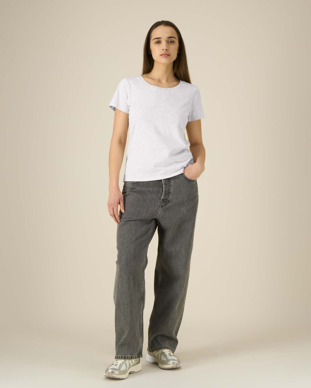 Бяла тениска 100% органичен памук